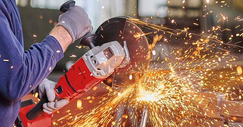 Metal cutting angle deals grinder